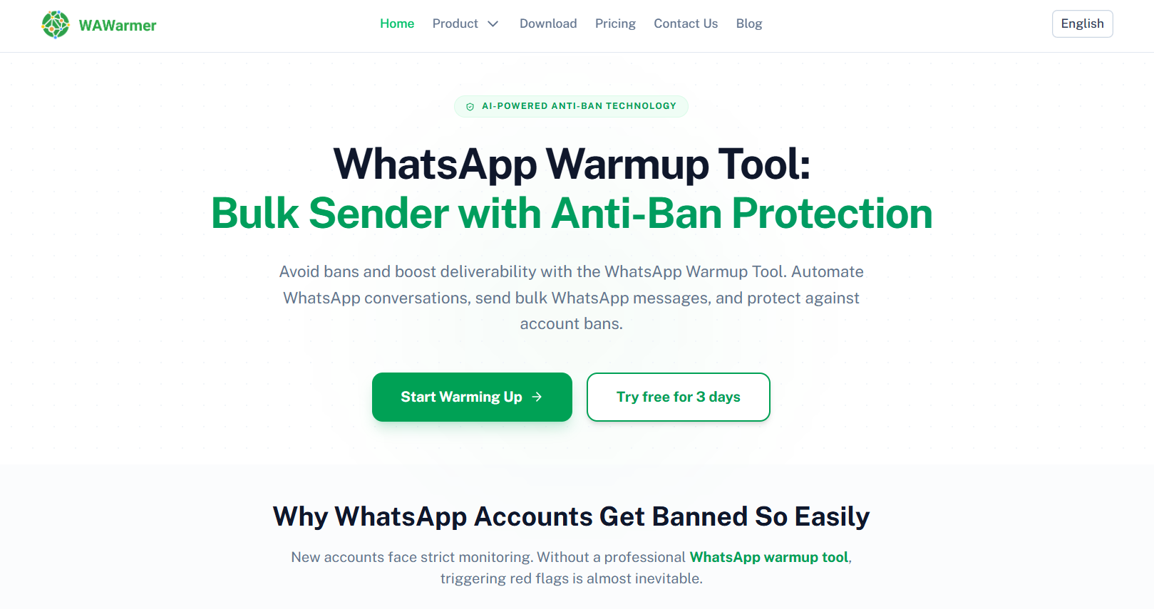 WhatsApp Warmup Tool