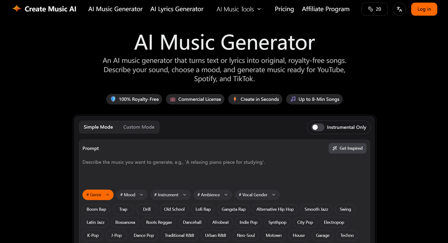 Create Music AI