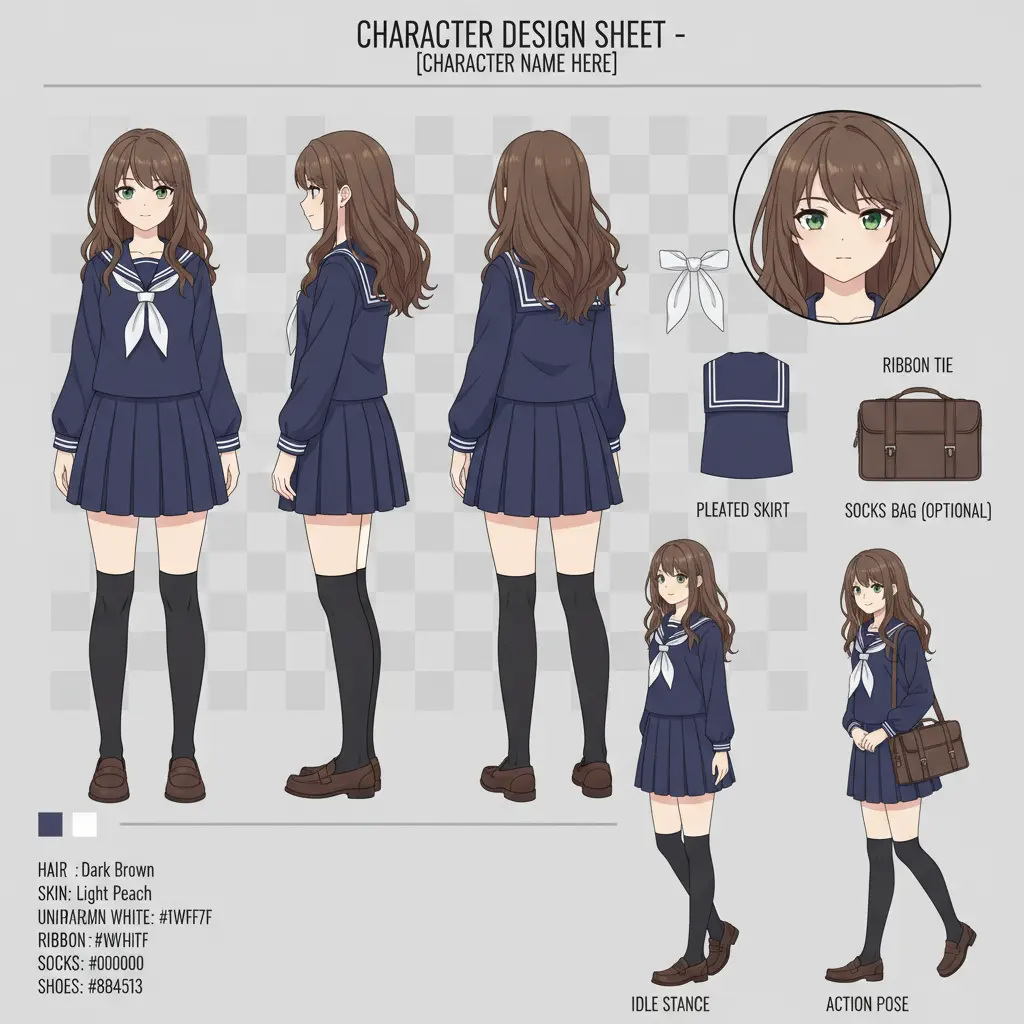 AI Character Sheet Generator