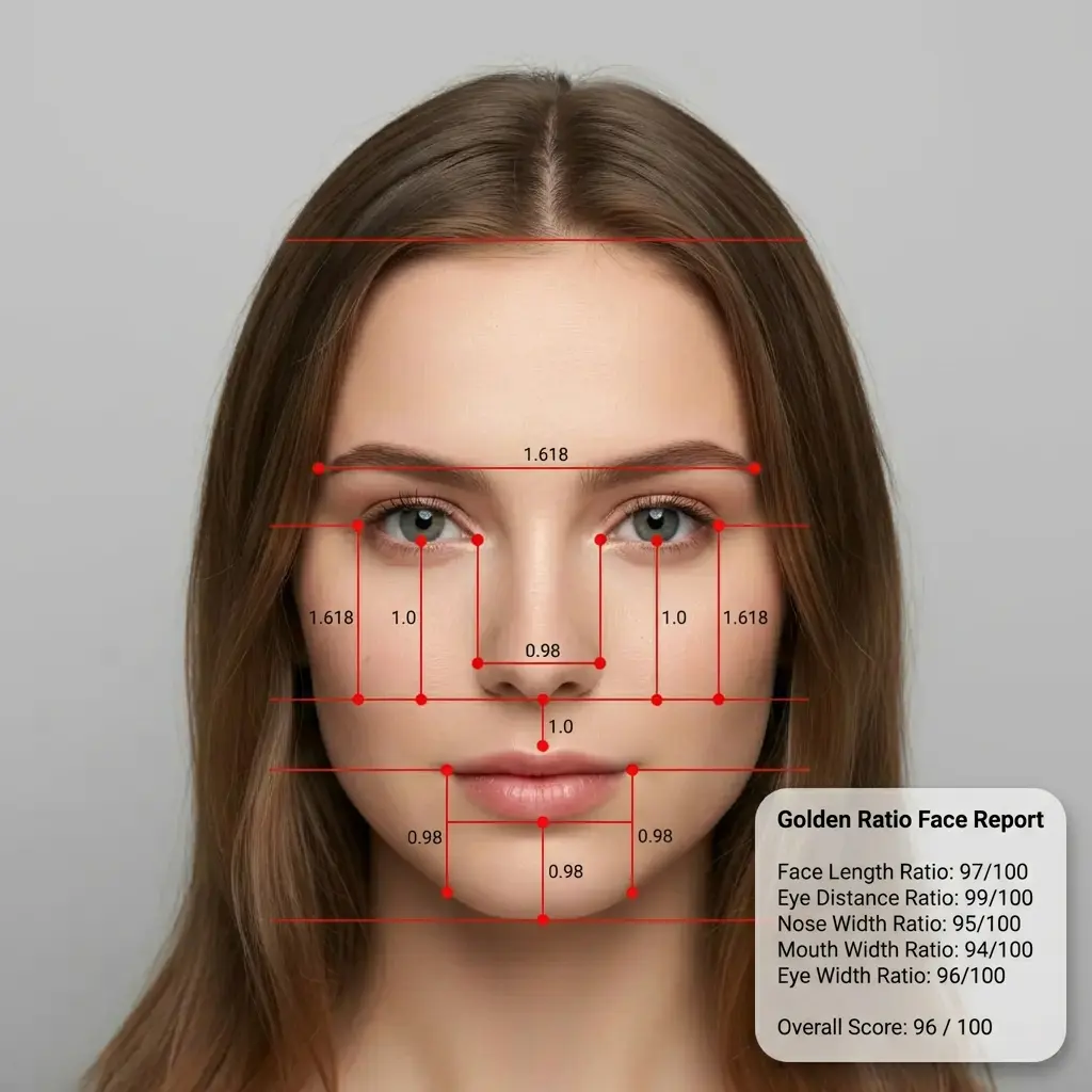 Golden Ratio Face Calculator