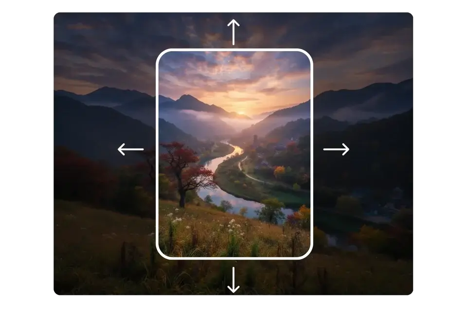 Portrait to Landscape Image Converter