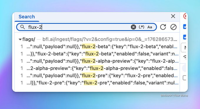 API-Logs zeigen „flux-2“, „flux-2-beta“ und „flux-2-alpha-preview“ an