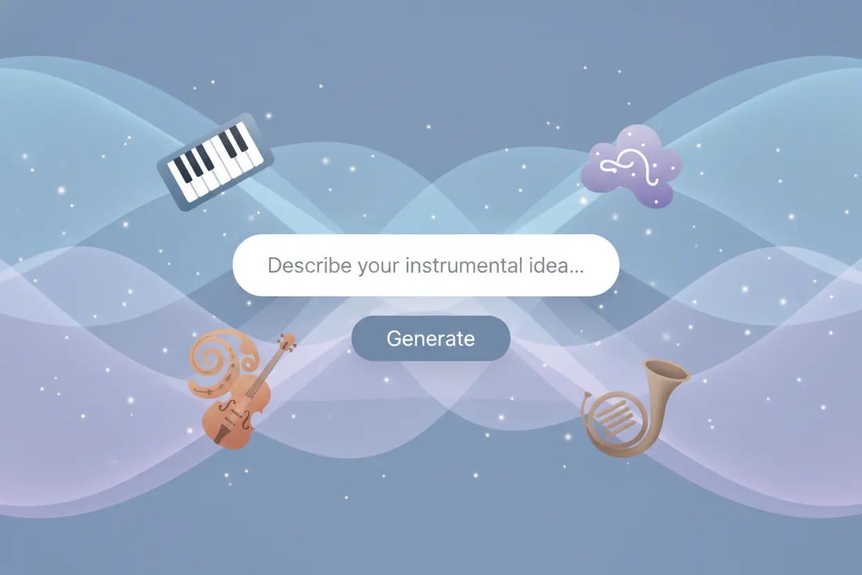 Générez de la musique instrumentale de type bande-son avec le générateur de musique IA