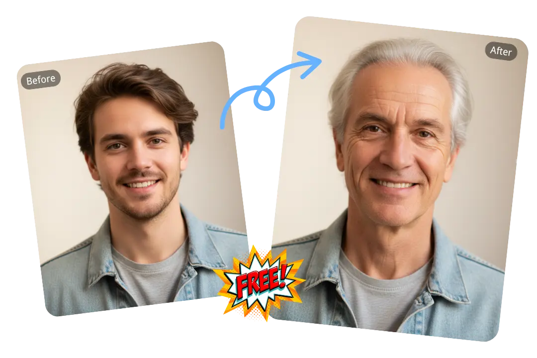 See Your Future Self with Our Free AI Age Filter