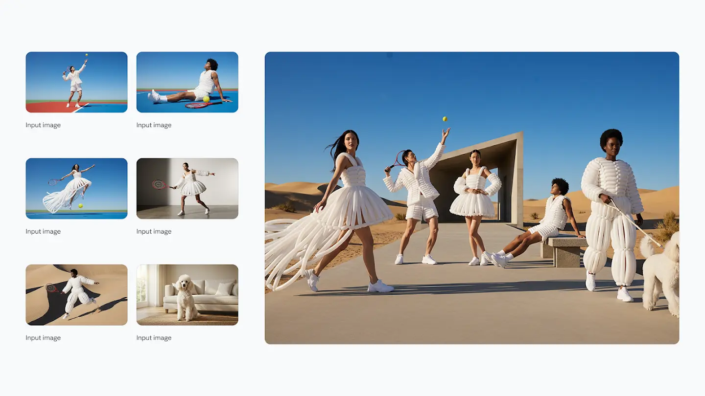 Multi-Image Composition and Identity Consistency