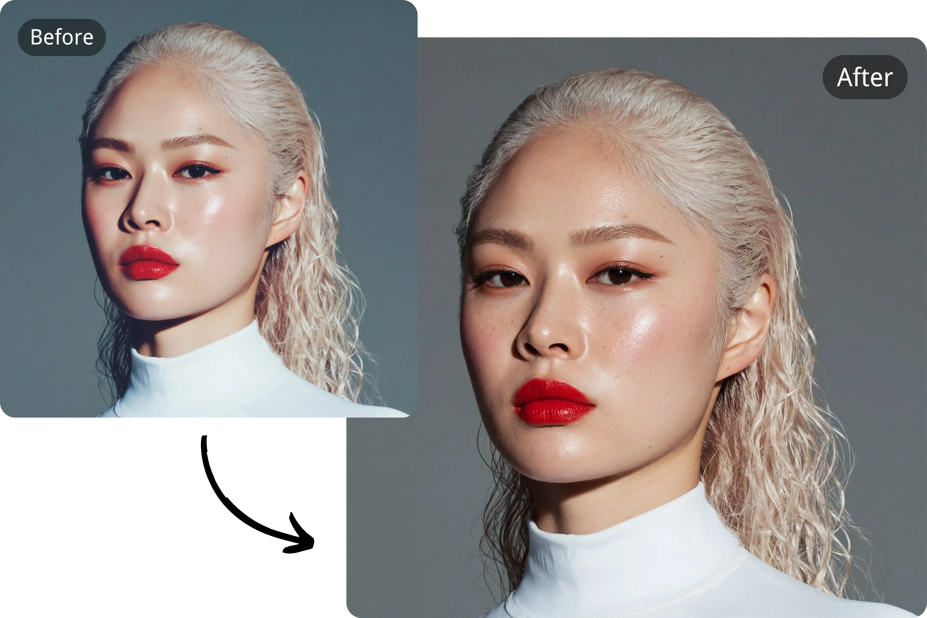 High-Fidelity Portrait Enhancement and Retouching