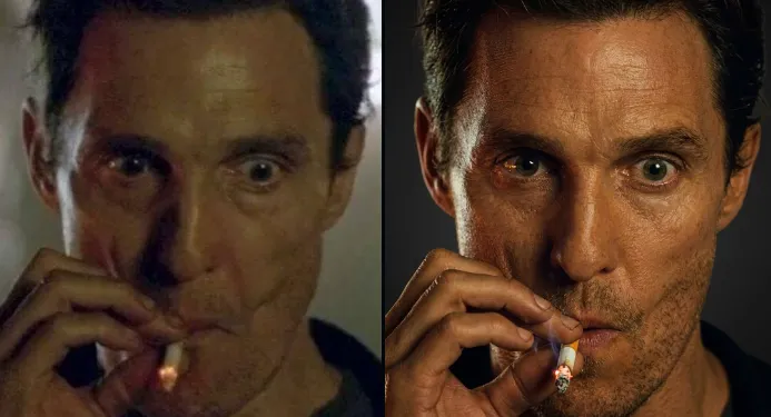 Clean 4K Upscale Based on Uploaded Photo