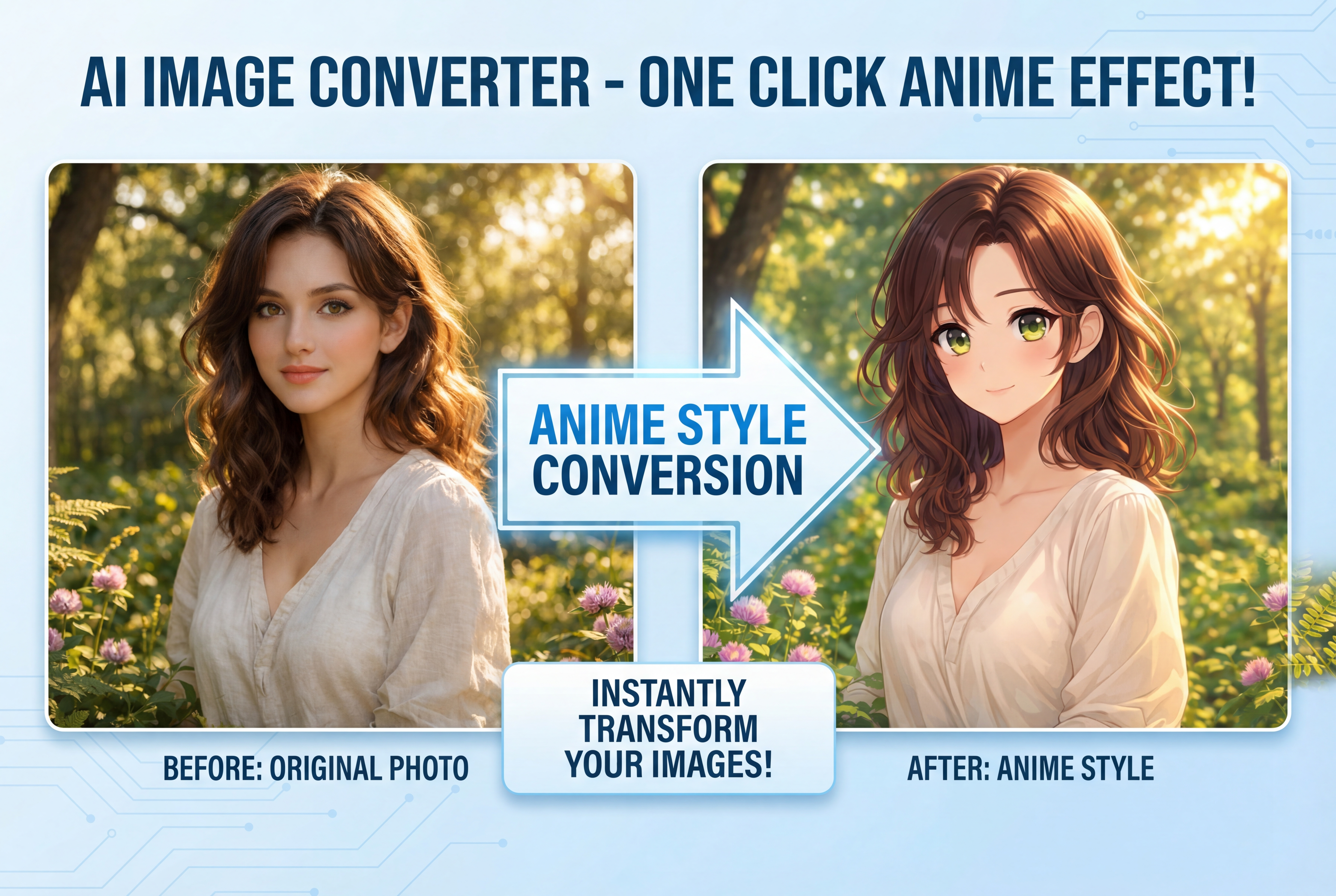 ⭐️ AI-Powered Anime Conversion