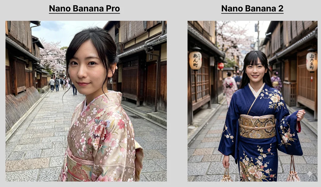 Nano Banana 2 vs Nano Banana Pro