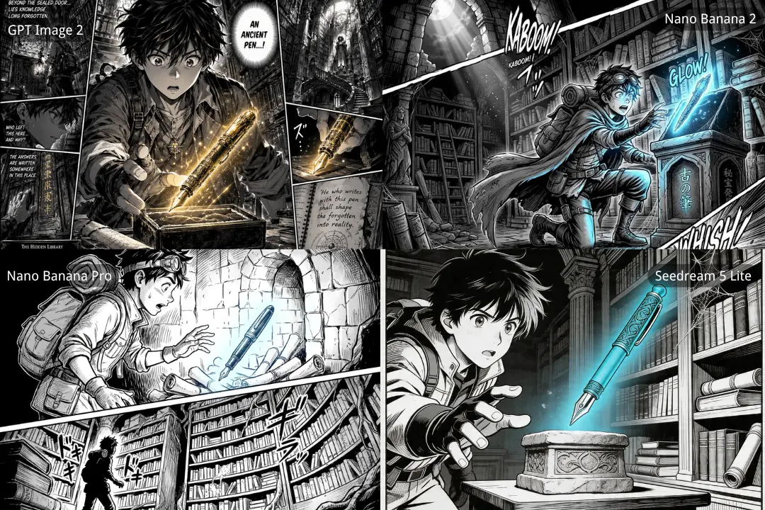 A Manga Discovery Scene with Stronger Story Flow, Panel Control, and Visual Impact