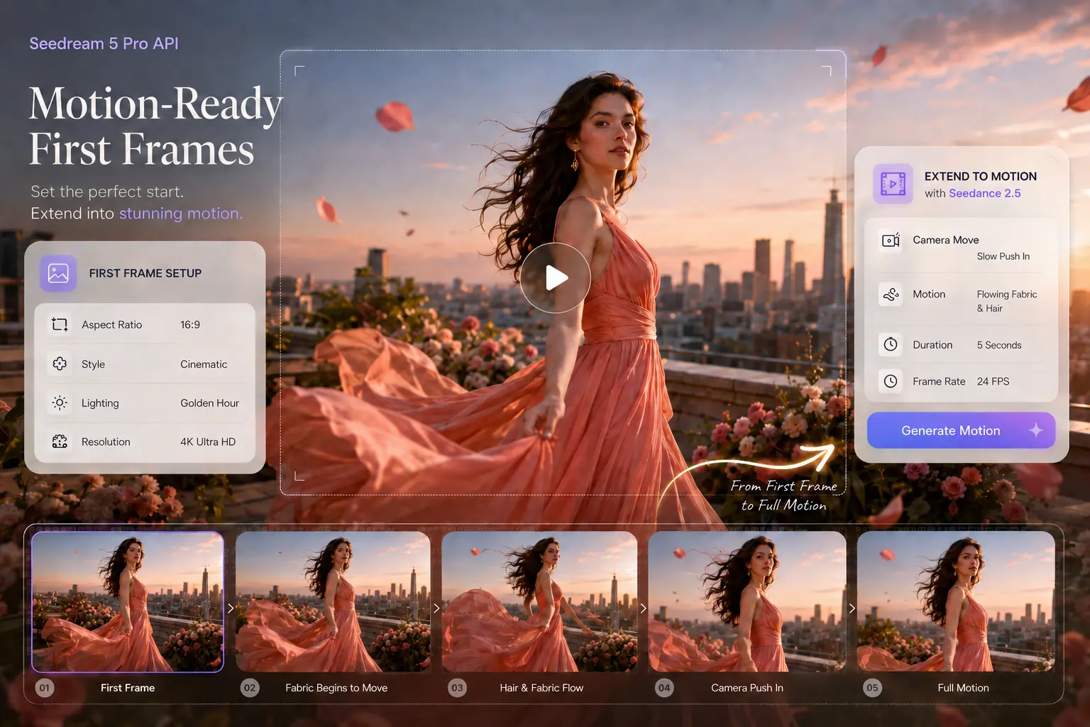 Seedream marketing image example from KIE